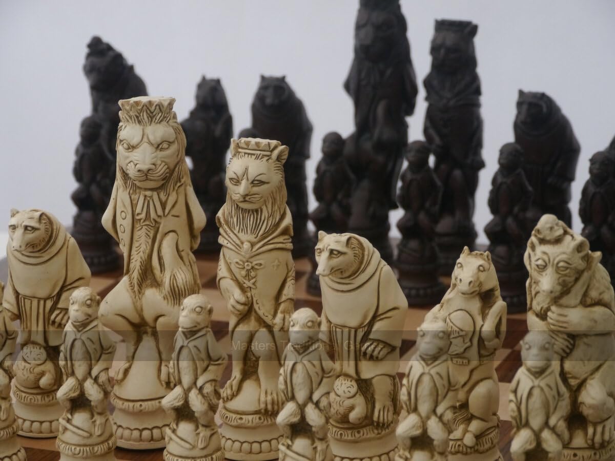 Amazon.com: Berkeley Chess Reynard The Fox Ornamental Chess Set